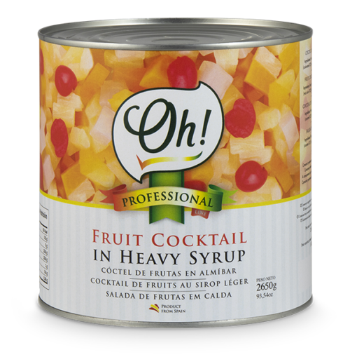 Fruit Cocktail in heavy syrup