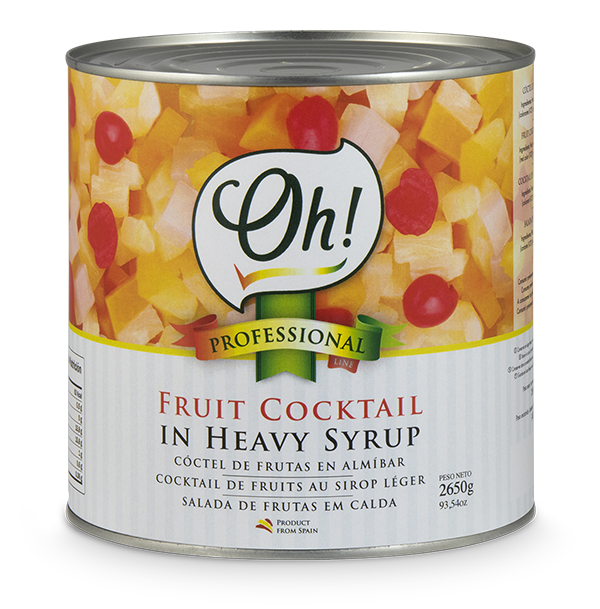 Fruit Cocktail in heavy syrup