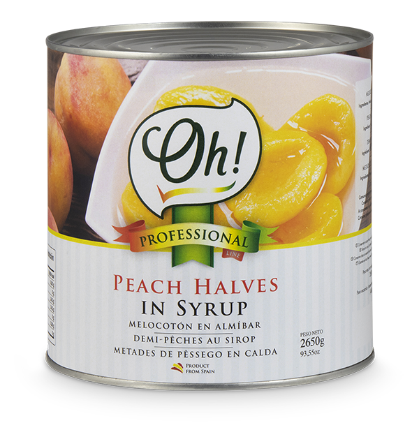 Peach Halves in Syrup