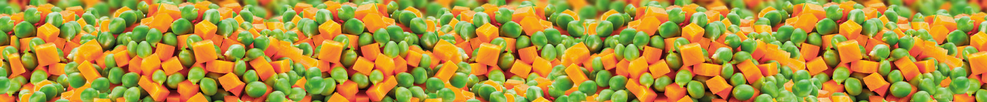 green peas and carrots
