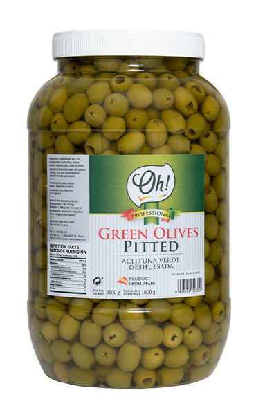 Pitted-Green-Olives